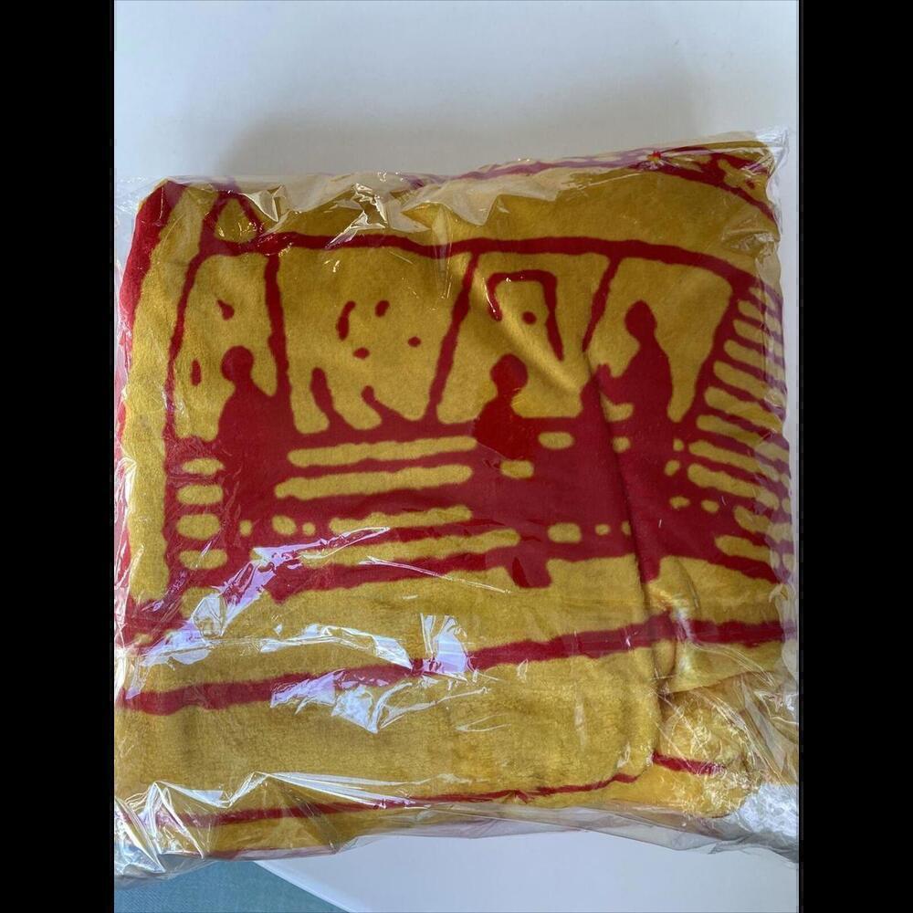 IN HAND SHIP ASAP TRAVIS SCOTT x MCDONALDS Cactus Jack Cactus Pack Vtg Blanket - Picture 4 of 5